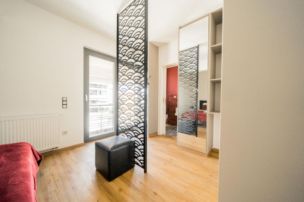 Sky Apartment Atény Exteriér fotografie