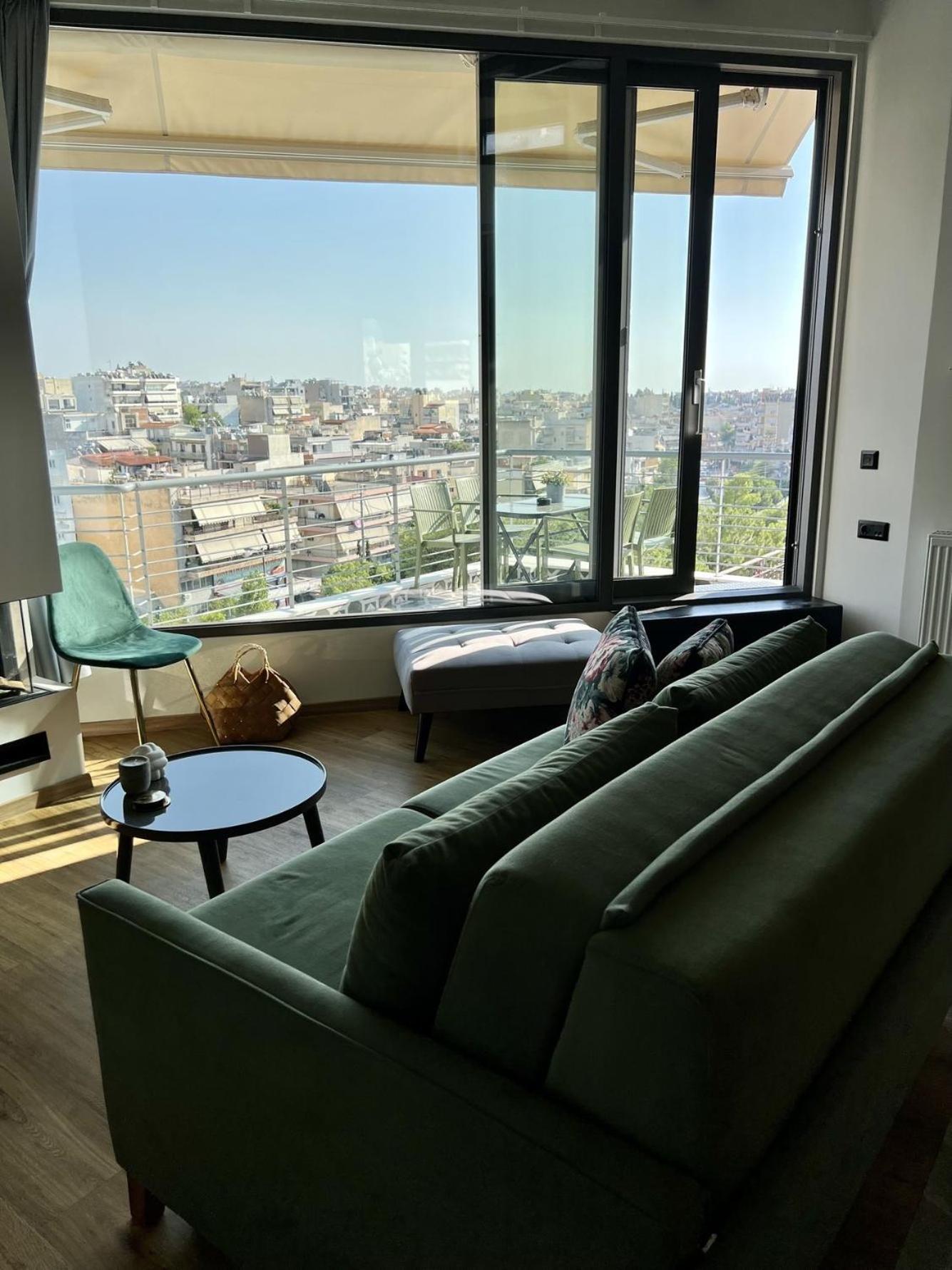 Sky Apartment Atény Exteriér fotografie