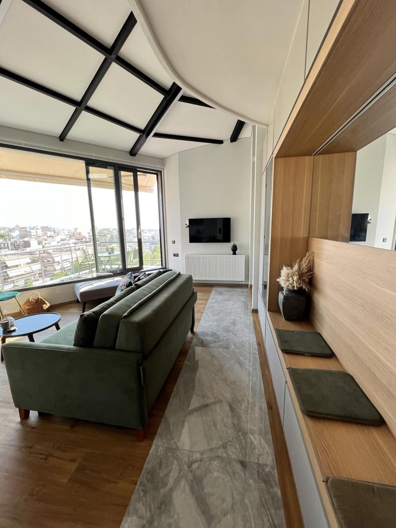 Sky Apartment Atény Exteriér fotografie